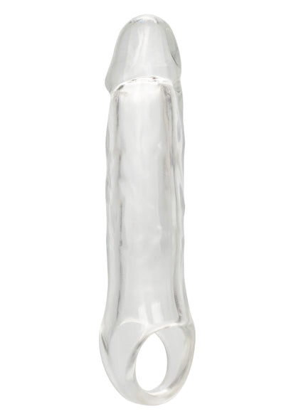 Guaina fallica con anello per testicoli Clear Extension 7.5 In