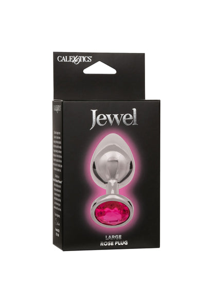 Plug anale con pietra Jewel Large Rose Plug