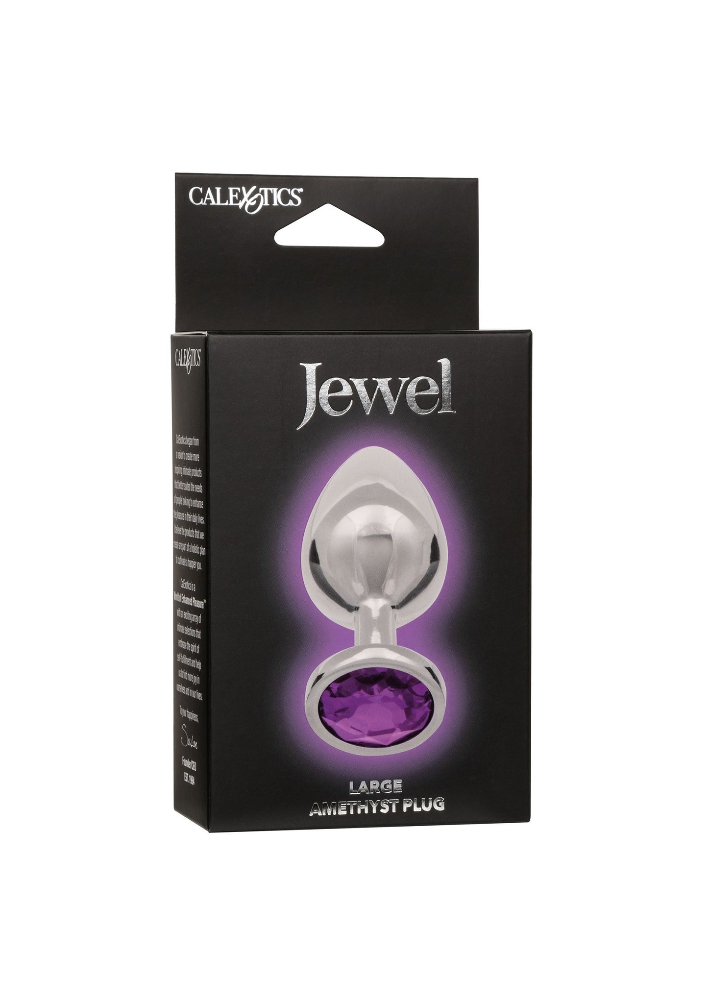 Plug anale con pietra Jewel Large Amethyst Plug