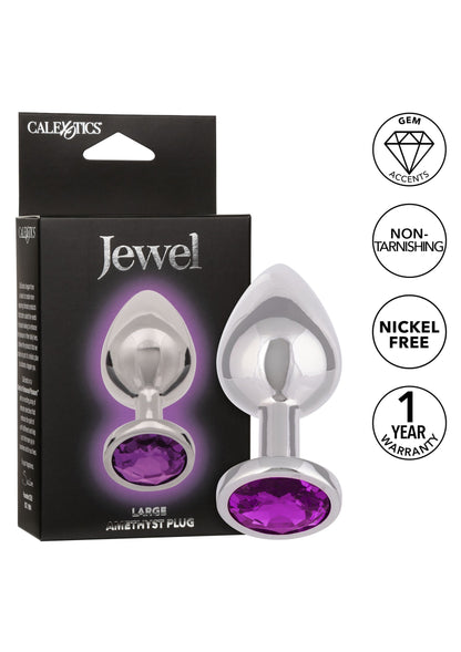 Plug anale con pietra Jewel Large Amethyst Plug