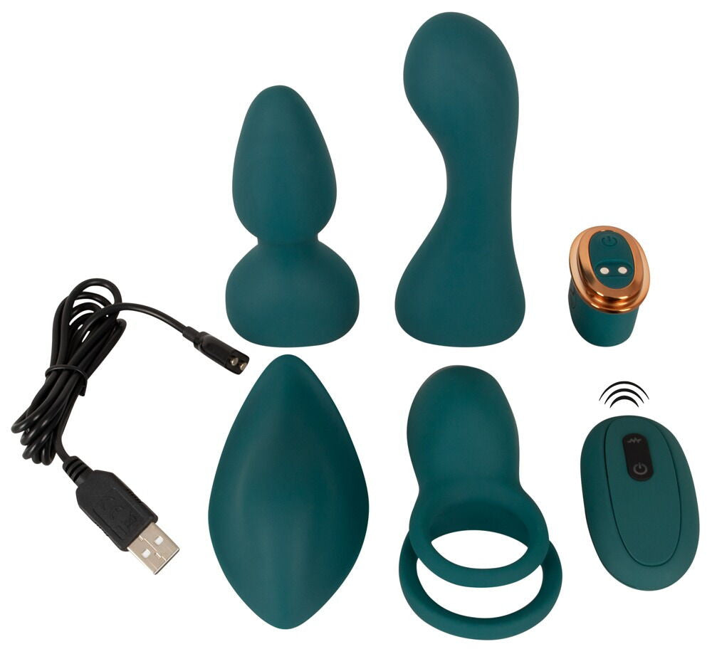 Kit per 4 vibratori RC Mini Vibrator with 4 Attachments