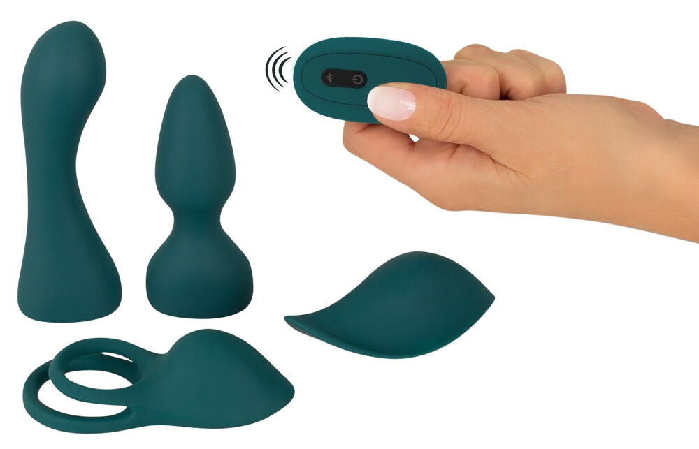 Kit per 4 vibratori RC Mini Vibrator with 4 Attachments