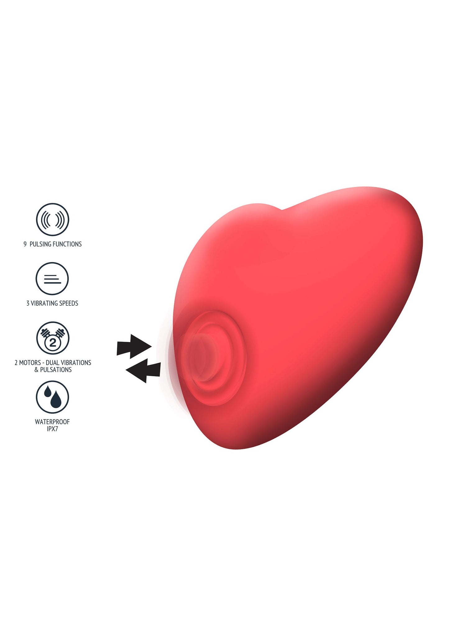 Stimolatore Clitoride Heartbeat Pulsating Stimulator