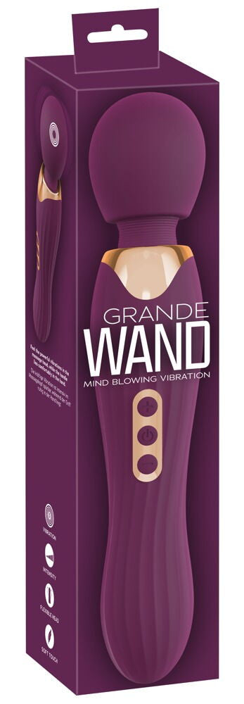 Stimolatore vaginale grande wand viola