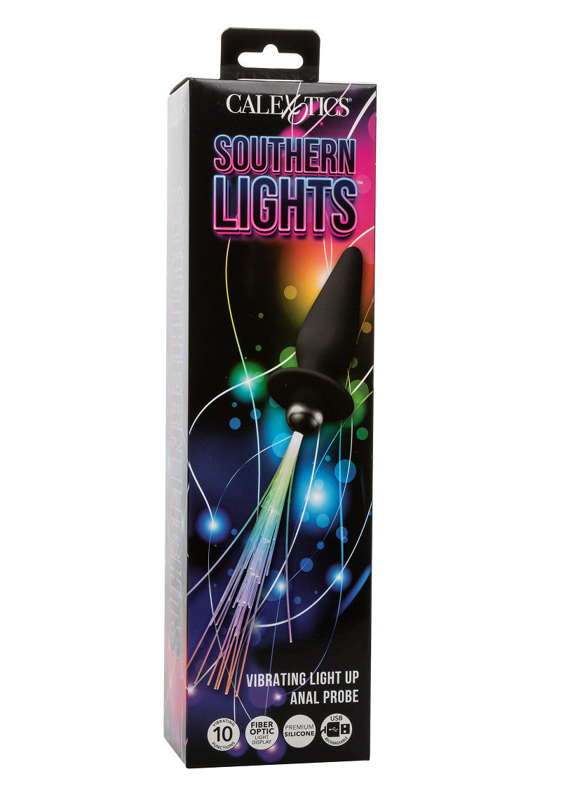 CalExotics Southern Lights Vibrating Light Up Anal Probe