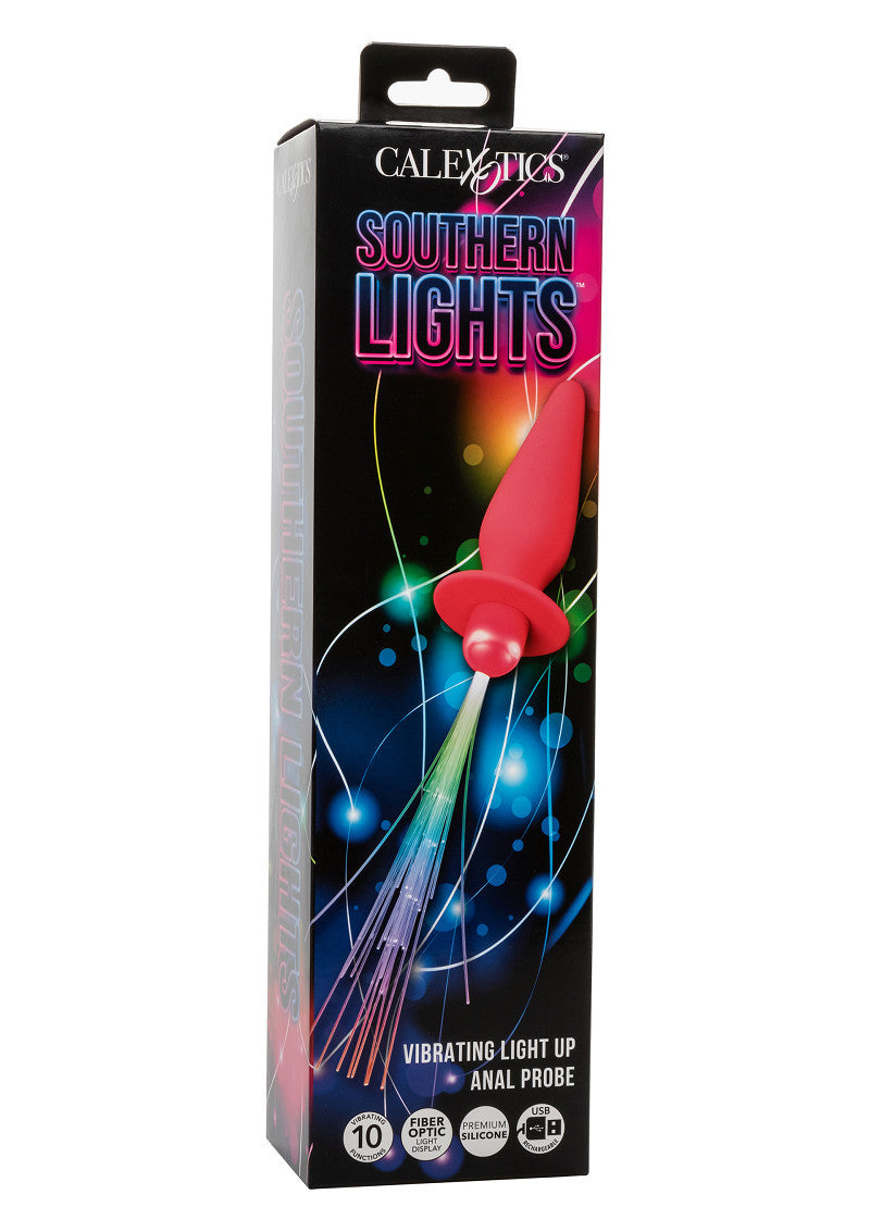 CalExotics Southern Lights Vibrating Light Up Anal Probe