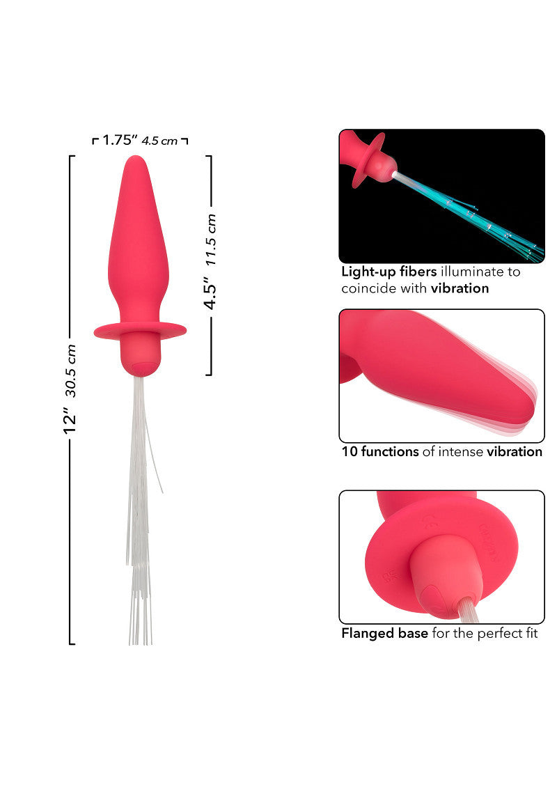 CalExotics Southern Lights Vibrating Light Up Anal Probe