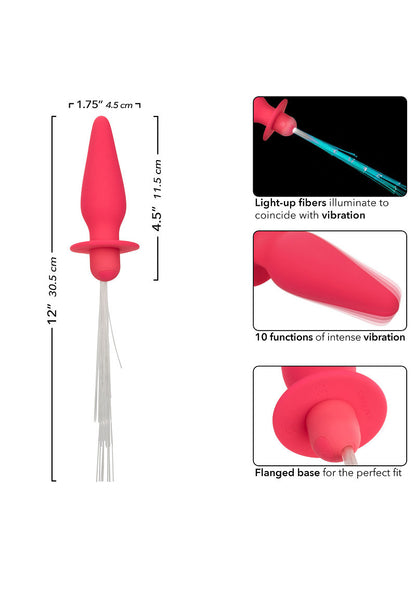 CalExotics Southern Lights Vibrating Light Up Anal Probe