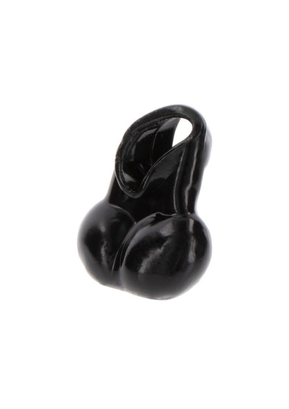 Anello per pene con testicoli ToyJoy Black