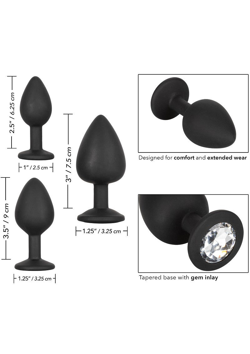 Kit 3 Plug Anali In Silicone