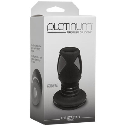 Plug anale platinum the stretch small black - premium silicone