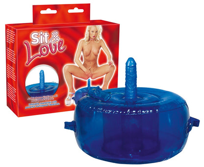 Cuscino dell'amore con vibratore macchina per sesso Vibrating Chair Blu