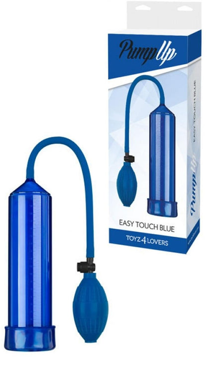 Pompa per allungare il pene sviluppatore pump up easy touch Blue