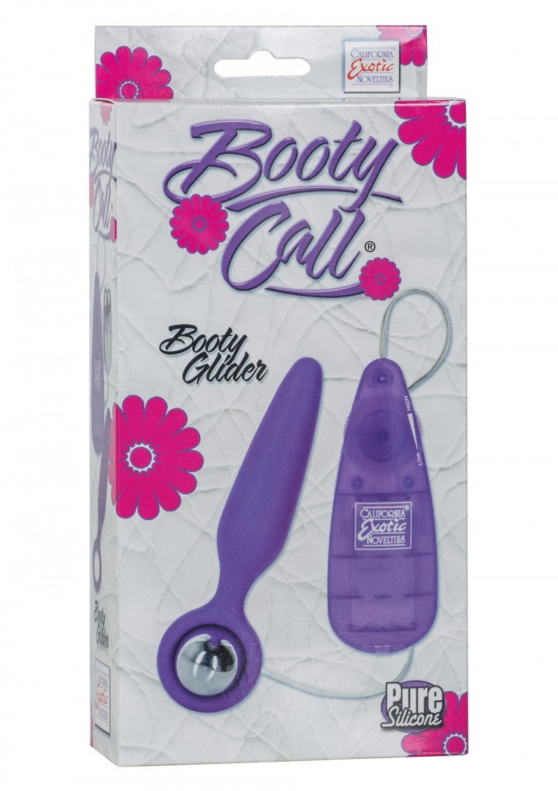 Vibratore Plug anale fallo con vibrazione butt Booty Call Booty Glider Viola