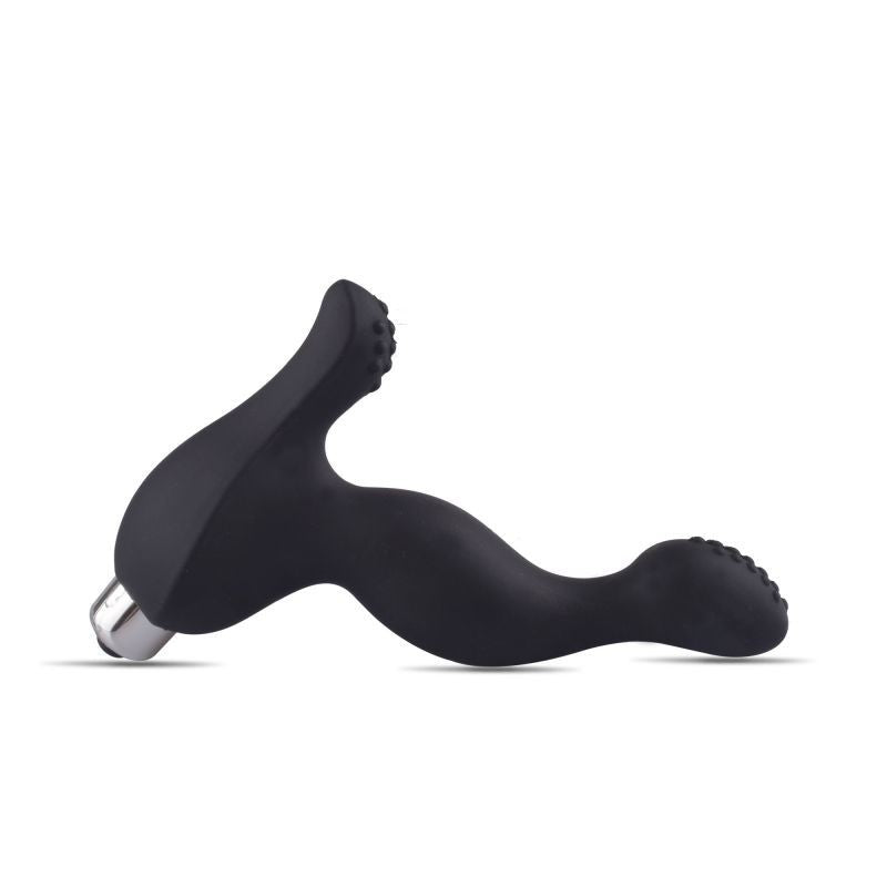 Vibratore prostata nero dildo vibrante fallo stimolatore per uomo in silicone