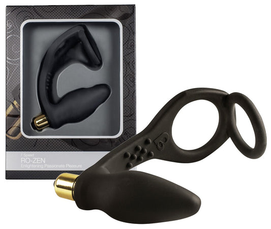 Vibratore anale stimolatore per prostata ro-zen black stimalation