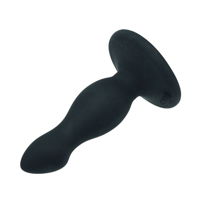 Plug anale fallo con ventosa dildo nero butt plug black