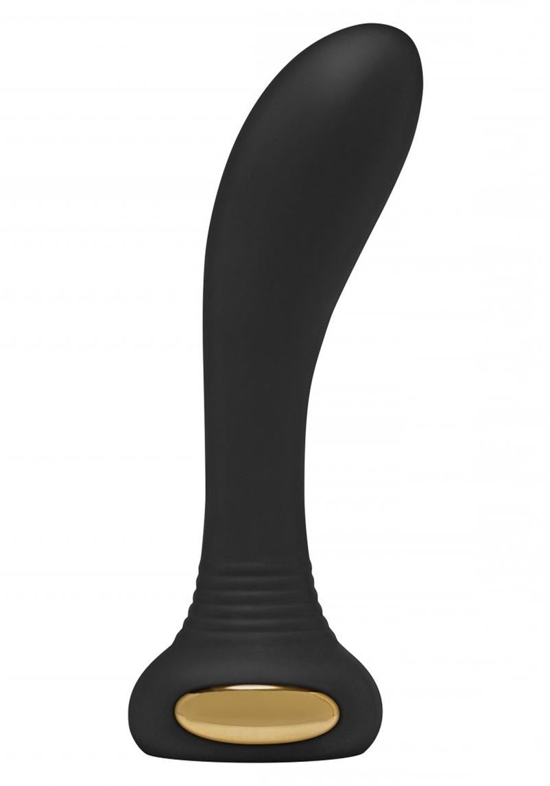 Vibratore anale Vaginale in silicone dildo fallo nero vibrante zara ricaricabile