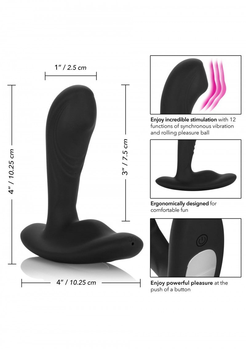 Vibratore stimolatore anale dildo fallo vibrante per prostata sex toy realistico uomo