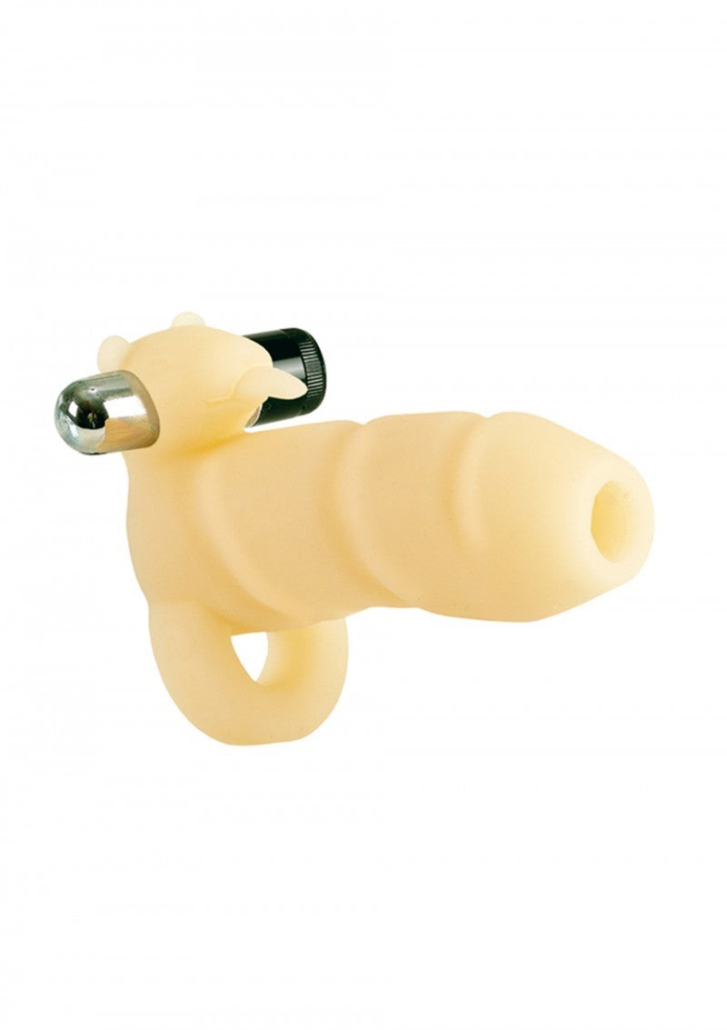 Guaina fallica indossabile anello fallico vibrante prolunga per il pene 4 Way Arouser Beaver