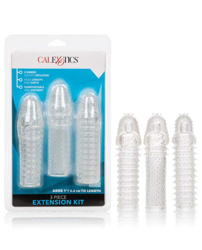 kit guaina fallica prolunga per il pene indossabile set 3 pz sex toys cock Extension