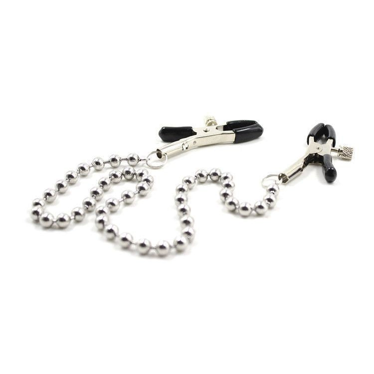 Chain nipples clamps pinze per capezzoli tira costrittivo bondage fetish sex toys per donna