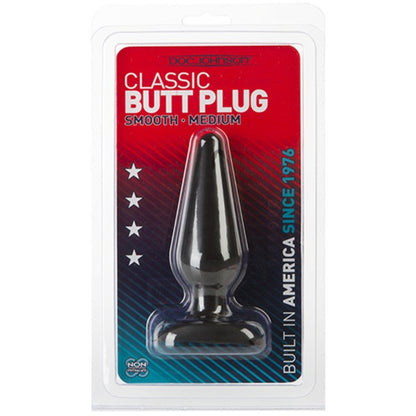 Plug anale  plugs smooth classic medium black