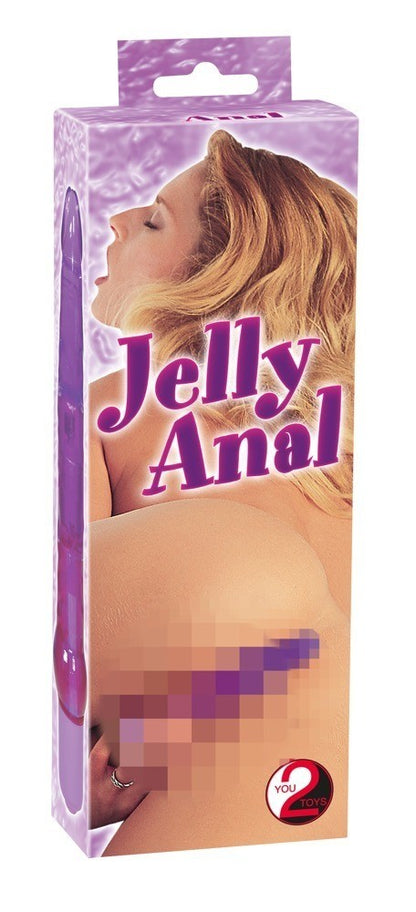 anal jelly dildo slim purple