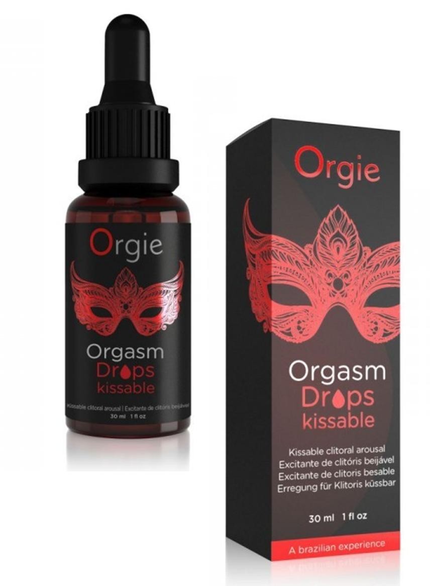 Lubrificante stimolante commestibile per il clitoride orgasm drops kissable gocce