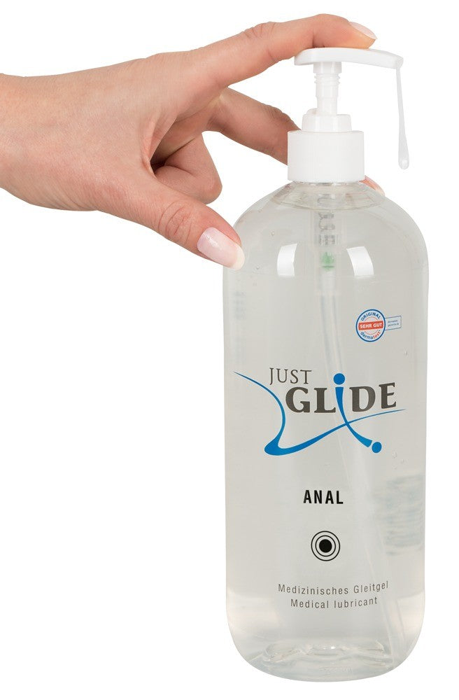 Lubrificante Anale gel intimo a base acqua just glide anal 1000 ml