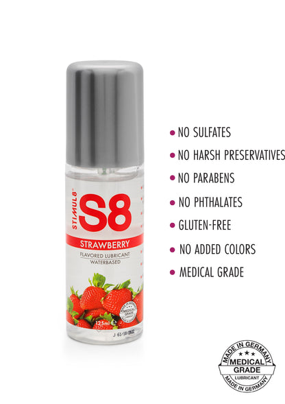 Lubrificante intimo 125 ml fragola S8 WB Flavored Lube