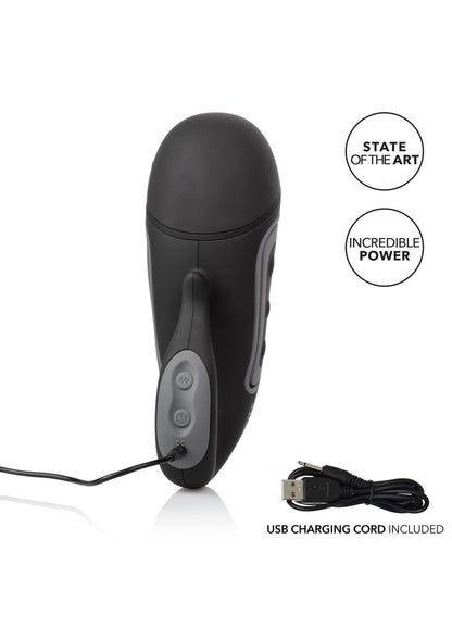 Masturbatore doppio vagina ano massaggiatore per pene Rechargeable Grip-N-Stroke