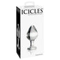 Fallo plug anale in vetro Glass icicles no 25