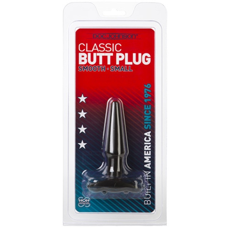 Plug anale  plugs smooth classic small black