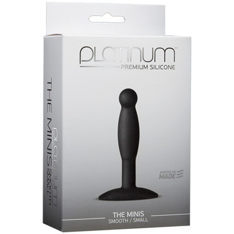 Plug Anale silicone premium platinum smoth small black