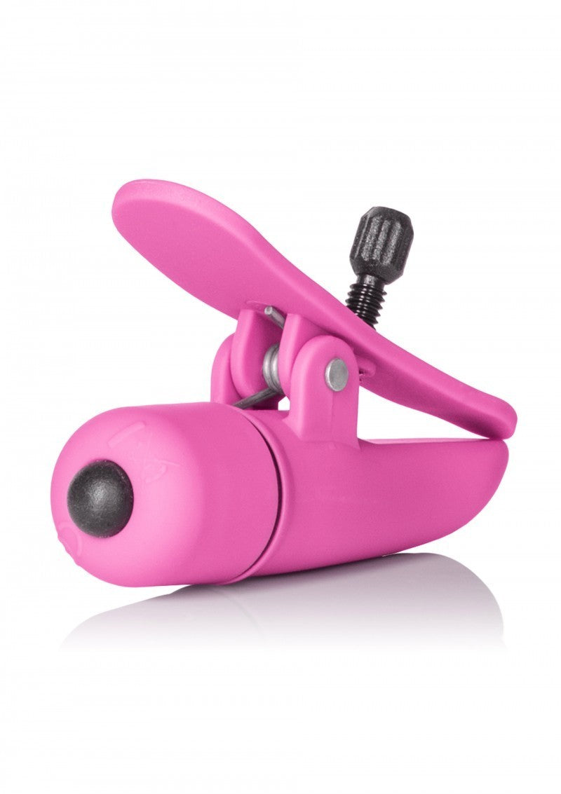 stimolatore per cappezzoli seno vibratore pinze vibranti sex toys donna rosa