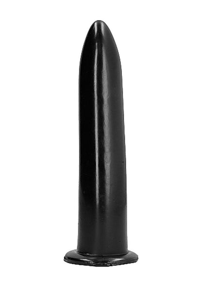 Fallo anale dildo nero plug anal butt con ventosa morbido sex toy all black