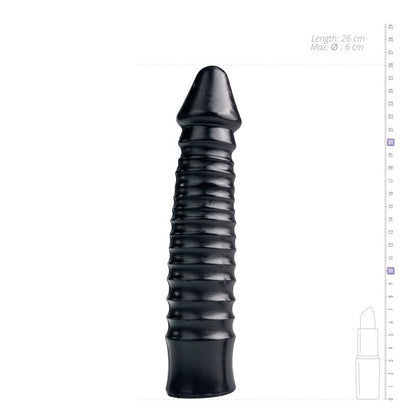 Fallo anale all black dildo butt plug maxi nero realistico vaginale