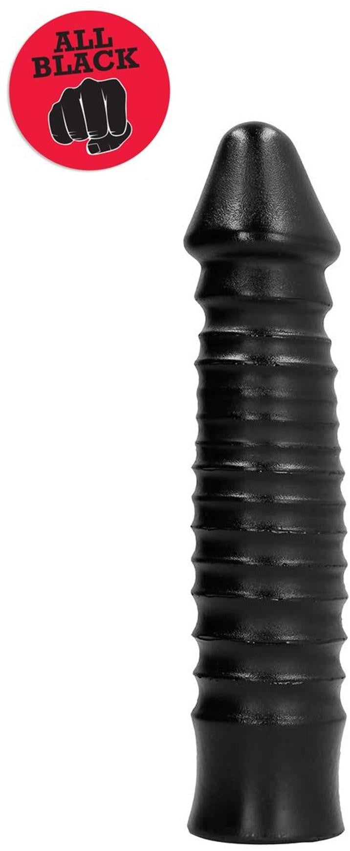 Fallo anale all black dildo butt plug maxi nero realistico vaginale