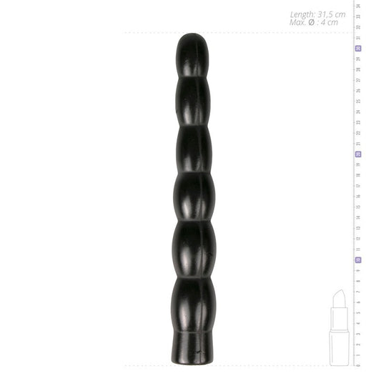 Dildo anale all black fallo nero sex toys realistico morbido plug