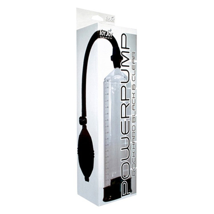 SVILUPPATORE a pompa per pene POWER PUMP clear-black