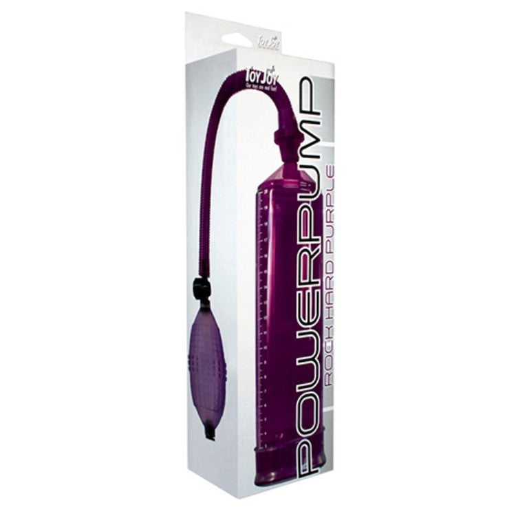 SVILUPPATORE a pompa per pene POWER PUMP purple