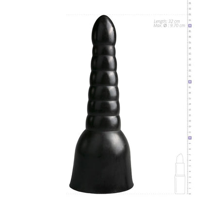 Fallo anale maxi dildo plug nero ALL BLACK