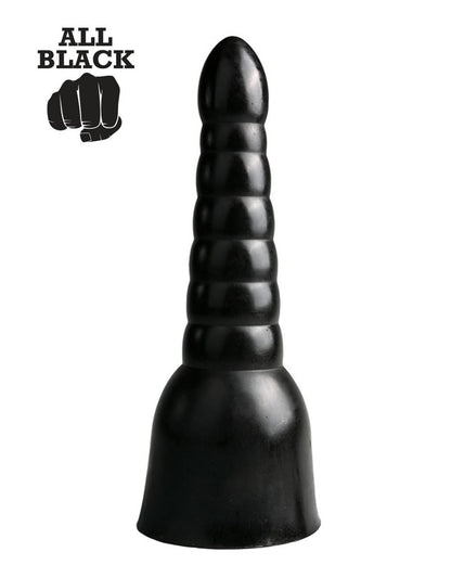 Fallo anale maxi dildo plug nero ALL BLACK