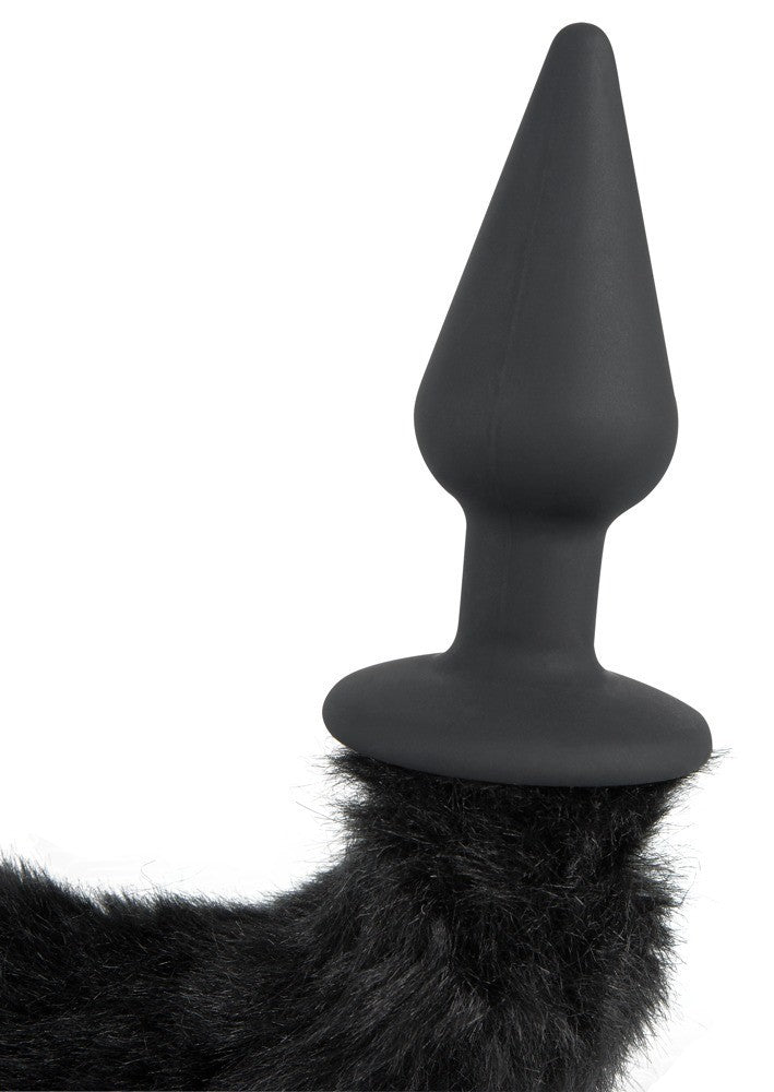 Plug Anale dildo con coda fallo bad kitty tail