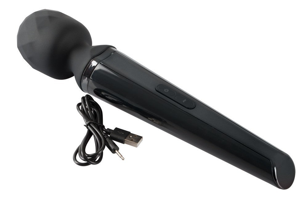 Vibratore ricaricabile power wand black