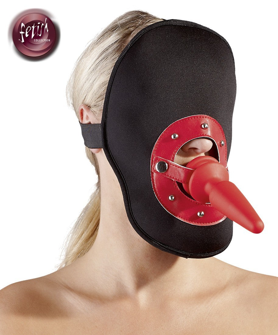 Maschera sadomaso con Fallo anale incorporato