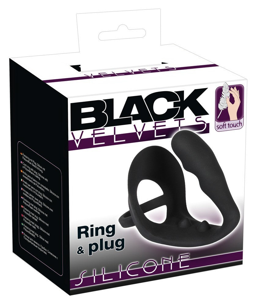 anello fallico Penisring Black Velvets