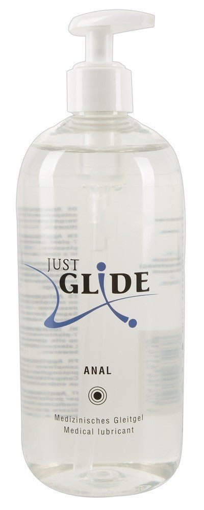 Lubrificante anale gel just glide 500 ml water