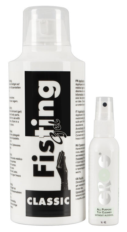 kit fistig gel 500 ml + eros toy cleaner 50 ml